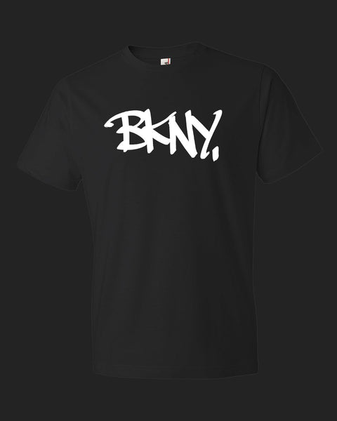 BKNY handstyle V3- black tee white print