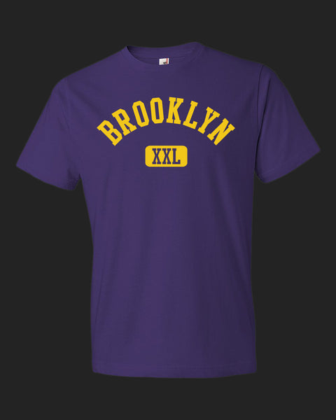 Brooklyn XXL Tee Gold print