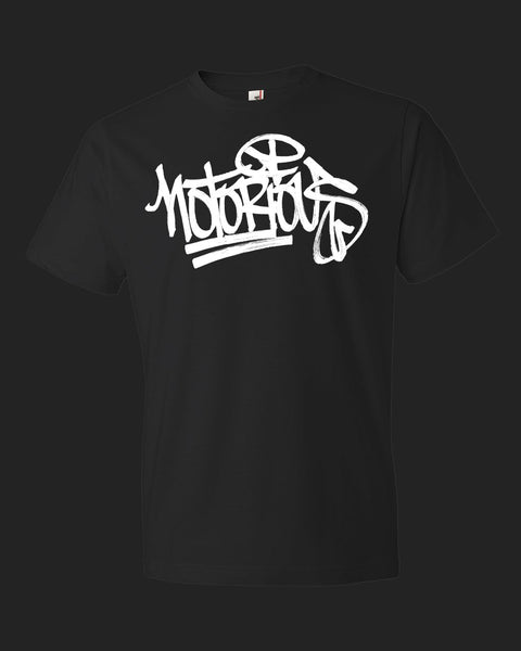 NOTORIOUS handstyle - black tee white print