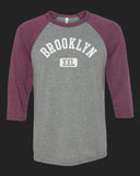 Grey and Maroon Triblend